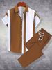 Men's Clothing Casual Fashion Short Sleeved Shirt Trousers Shirt 3D Digital Printing Suit_viptrois.com