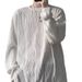Men's Clothing Neck Long Sleeved T Shirt Men's Spring And Autumn New Trend Ins Top Clothes Chic Lazy Style Bottoming Shirt_viptrois.com