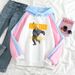 American Style Color Block Sweatshirt For Men Loose Fit THE HOPE TOUR Pullover Outerwear Cool Top_viptrois.com