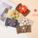 INS European and American children's hair accessories jacquard nylon headband flower baby hair band baby care door wide edge headband_viptrois.com