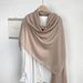 Women's Scarves new solid color cotton and linen long scarf for women autumn and winter literary long monochrome shawl thin versatile silk scarf_viptrois.com