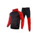Men's Clothing Autumn And Winter Men's Casual Sports Suits Fashionable Color Matching Hooded Zipper Jacket And Trousers Suit_viptrois.com