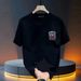 Men's Clothing Short Sleeved Loose Casual T Shirt_viptrois.com