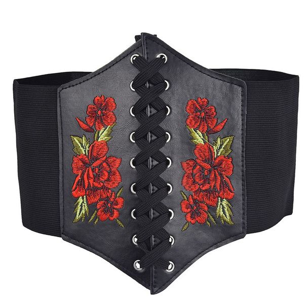 Unisex Waist Women's Decoration With Skirt Wearing A Fashionable Coat Shirt Simple Waist Accessories Elastic Wide Belt._viptrois.com
