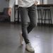 Men's Slim Fit Stretch Jeans Skinny Trousers Mid-Rise Waist Lightweight Summer Denim Distressed Wash_viptrois.com