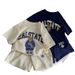 Baby Clothing Baby summer suit Boys and girls short-sleeved shorts two-piece children's tracksuit_viptrois.com