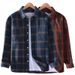 CT 2025 New Men's Plaid Trendy Fashion Casual Long Sleeve Shirt Jacket_viptrois.com