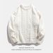 Men's Twisted Craft Crew Neck Sweater Men's And Women's Loose Retro Knitted Sweater Jacket_viptrois.com