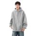 Teen Pullover American Half Zipper Hooded Sweater Design Sense Ins Trendy New Lazy Autumn Literary Routine_viptrois.com