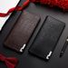 Premium Men's Long Leather Wallet With Multiple Card Slots & Zipper Closure - Crocodile Embossed PU Business Bifold Wallet For Daily Commute_viptrois.com