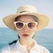 High End Face Showing Children's Fun Sunglasses Street Shooting Party Seaside Vacation Can Be Worn To Protect Against UV Rays And Sunscreen_viptrois.com