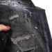 Men's Clothing High End Fashion Hole Patch Ink Paint Black Jeans Slim Fit Small Feet Elastic Personality Trend Pants_viptrois.com