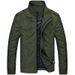 CT Spring And Autumn Korean Style Zipper Non-Hooded Youth Thin Fit Side Seam Pocket Casual Men's Jacket Coat_viptrois.com