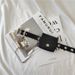 Punk Style Single Row Eyelet Hollow Belt With Chain And Versatile Pin Buckle_viptrois.com