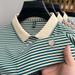 2025 Luxusmarke Herren Sommer Neue Brief Stickerei Druck Streifen Baumwolle Polo-Shirt Business Lässig Atmungsaktive Revers T-Shirt_viptrois.com