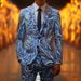 CT Men's 2025 Camouflage Set Jacket Cosplay Party Stage Nightclub Shiny Cool Performance Suit_viptrois.com