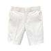 Men's Clothing Men's Casual Drape Summer Ice Silk Suit Shorts 4:5 Pants Loose Straight White Thin For Formal & Casual_viptrois.com