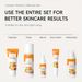 Turmeric & Vitamin C Set, 5 In 1 With Cleanser, Serum, Face Eye Cream, Toner, Facial Care Kit Women, Skincare Gift Set_viptrois.com