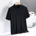 K Men's New Style Group Workwear T-Shirt Short Sleeve Business Polo Shirt_viptrois.com