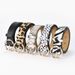 Creative Harajuku style wide for women's personalized snake leopard print decorative long shirt, dress belt_viptrois.com