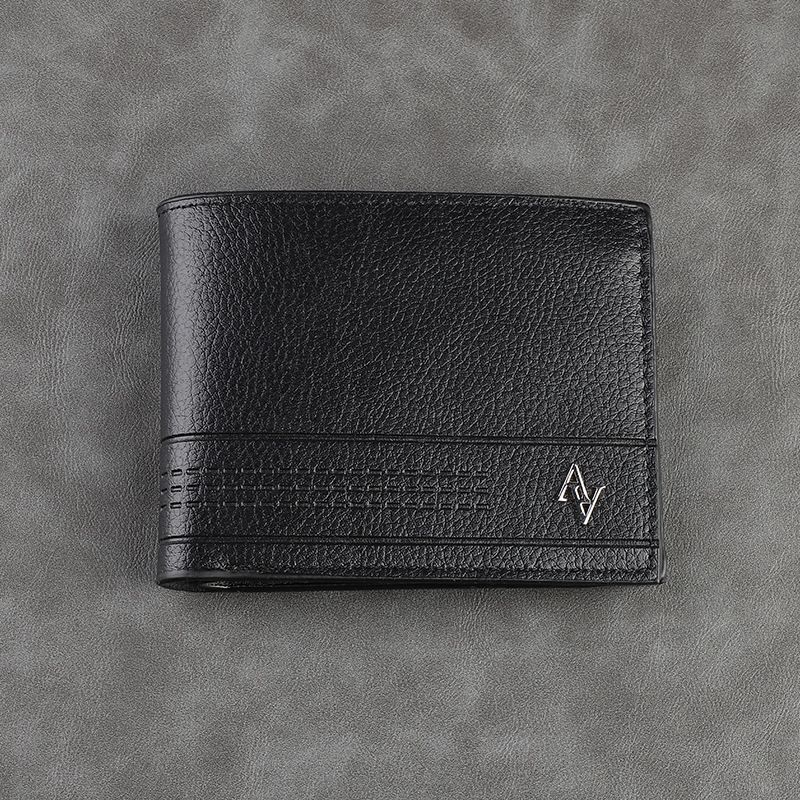 Short Men's Wallet Business Leisure Soft Wallet Multi-card Capacity Small Wallet Men's Wallet_viptrois.com