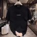 Men's Pure Cotton Short Sleeve T-Shirt Summer New Arrival Heavyweight Trendy Loose Crew Neck Top 220g_viptrois.com