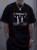 Choking Victim Men's No Gods No Masters T-shirt Medium Black Homme Unisex Soft Stretched Slightly Casual Designer Clothes Comfortable Graphic_viptrois.com