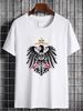 Ger Empire Eagle Gery T Shirt Summer Slightly Stylish Unisex Streetwear Designer Clothes Stretched Top For Everyday Wear Graphic Comfortable_viptrois.com