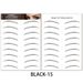 Waterproof Eyebrow Stickers Tattoo Stickers Lazy Eyebrow Drawing Simulation Eyebrow Tattoo 6D Eyebrow Stickers_viptrois.com