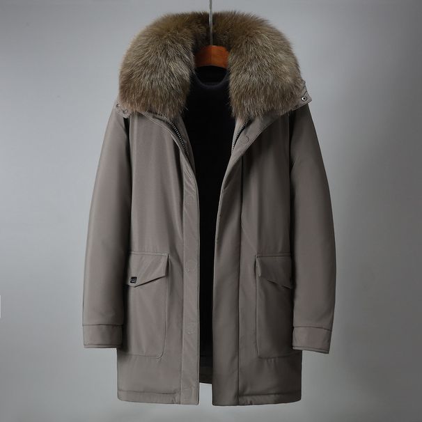 Men's Clothing New wholesale Silk cotton jacket men's medium and long disassembly dad middle aged and elderly 506070 years old jacket_viptrois.com