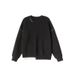 Autumn And Winter Sweater Men's Round Neck Casual Loose Knit Sweater Color Blocked Sweater_viptrois.com
