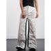 Men's Clothing High Street Style Distressed Denim Jeans Wide Leg Floor Length Slightly Flared Slimming Clean Fit Trendy Niche Design For Men And Women_viptrois.com