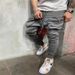 2021 Spring And Autumn Men's Hip-Hop Sports Fitness Long Trendy Fashion Slim Fit Backpack Cargo Pants Casual Versatile_viptrois.com