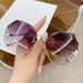 2024 new diamond studded for women, high-end and fashionable sungla, UV resistant gla, street photography_viptrois.com