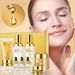 Korean Skincare Women 9pcs Set Deeply Replenishes Smoothes With Snail Mucin, Collagen, Niacinamide Hypoallergenic_viptrois.com