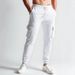 Spring And Autumn New Men's Workwear Solid Color Multi Pocket Casual Jogging Cuffed Trousers_viptrois.com