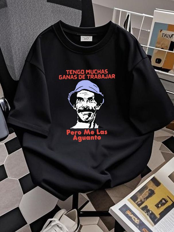Don Ramon T Shirt Versatile Breathable Comfortable Casual Stylish Homme Streetwear Slightly Fashion Top For Everyday Wear Stretched Summer_viptrois.com