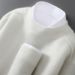 Pure Business Casual Thickened Cashmere Half Turtleneck Pure Wool Knitted Base Shirt Loose Men's Sweater_viptrois.com