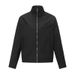 American Solid Color Zipper Stand Collar Heavy-duty Autumn Winter Long Sleeve Top Unisex Loose Street Style Couple Cool_viptrois.com