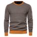 Knitted Top Bottom Autumn And Winter Round Neck Personalized Men's Pullover_viptrois.com