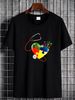 Funny Nurse Autism Puzzle Stethoscope Heart Autism Awareness Gift T-Shirt S-5XL Graphic Stylish Versatile Casual Slightly Unisex Homme Stretched_viptrois.com