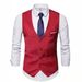 Men's Clothing New Spring And Autumn Casual Men's Wear Solid Color Free Ironing Fashionable Urban Work Men's Suit Vest_viptrois.com