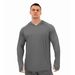 Men's Clothing Men's Sun Protection Clothing Summer Ice Silk Breathable Hooded Quick Drying Clothing Solid Color Long Sleeved Men's Skin Clothes_viptrois.com