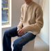 Men's Clothing Autumn And Winter Sweater Knitted Coat Slim-Fit Knit Cardigan – Solid Color Autumn & Winter Sweater Jacket (Black, Beige, Gray, Khaki)_viptrois.com