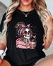 Unisex Día Muertos Halloween - Diseño De Calavera Femenina Con Detalles Festivos Flores, Bow, Bebidas,Camiseta Hombre/_viptrois.com
