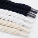 Shoe Accessories hand woven rope thickened 1cm round solid color three strand cotton rope rope shoelaces luggage clothing decoration_viptrois.com