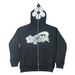 3D Printed New Trendy Brand Floral Print Unisex Couple Versatile Zipper To The End_viptrois.com