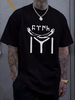 Turkish Record Size Flag - Logo Black Men T-Shirt, Women T-Shirt, T-Shirt, Unisex Top Tank Fashion Summer Stylish Graphic Breathable Versatile_viptrois.com