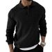 Men's Clothing Lapel Sweater Fashion Urban Slim Long Sleeved Knitted Sweater_viptrois.com