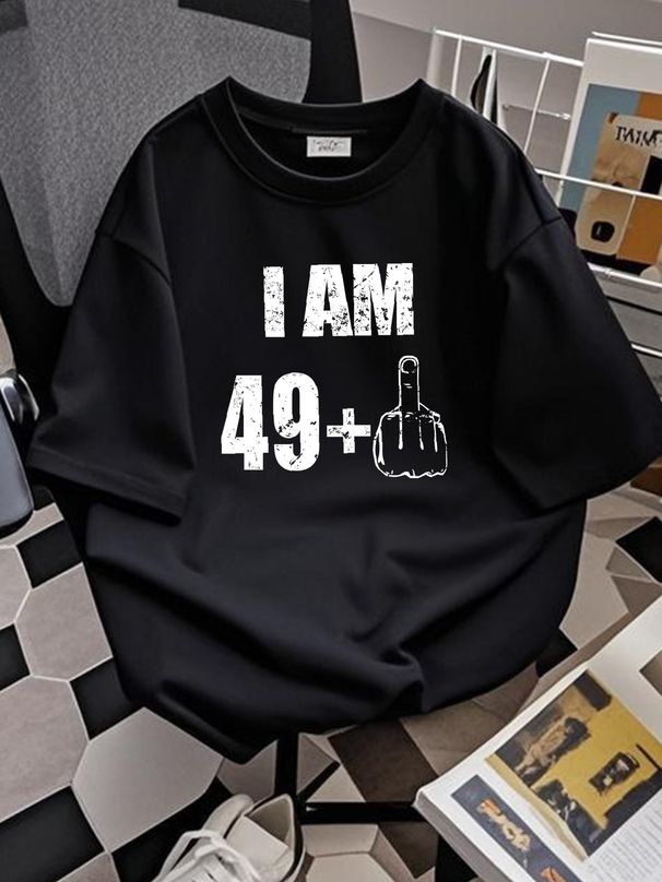 LIMITED I Am 49 Plus 1-50th Birthday Gift 1973 Birthday Classic S-5XL T-Shirt Breathable Graphic Summer Unisex Versatile Homme Comfortable_viptrois.com
